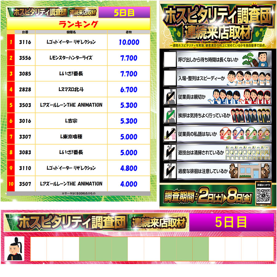 8月6日(水)